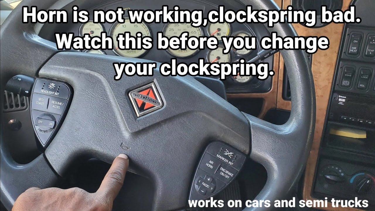 How to fix your horn when clockspring is the problem without changing the clockspring