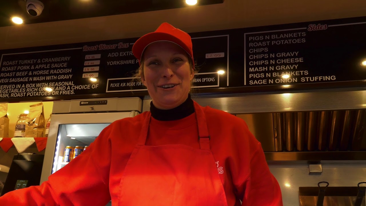 Yorkshire Pudding Wrap, Edinburgh Christmas Market