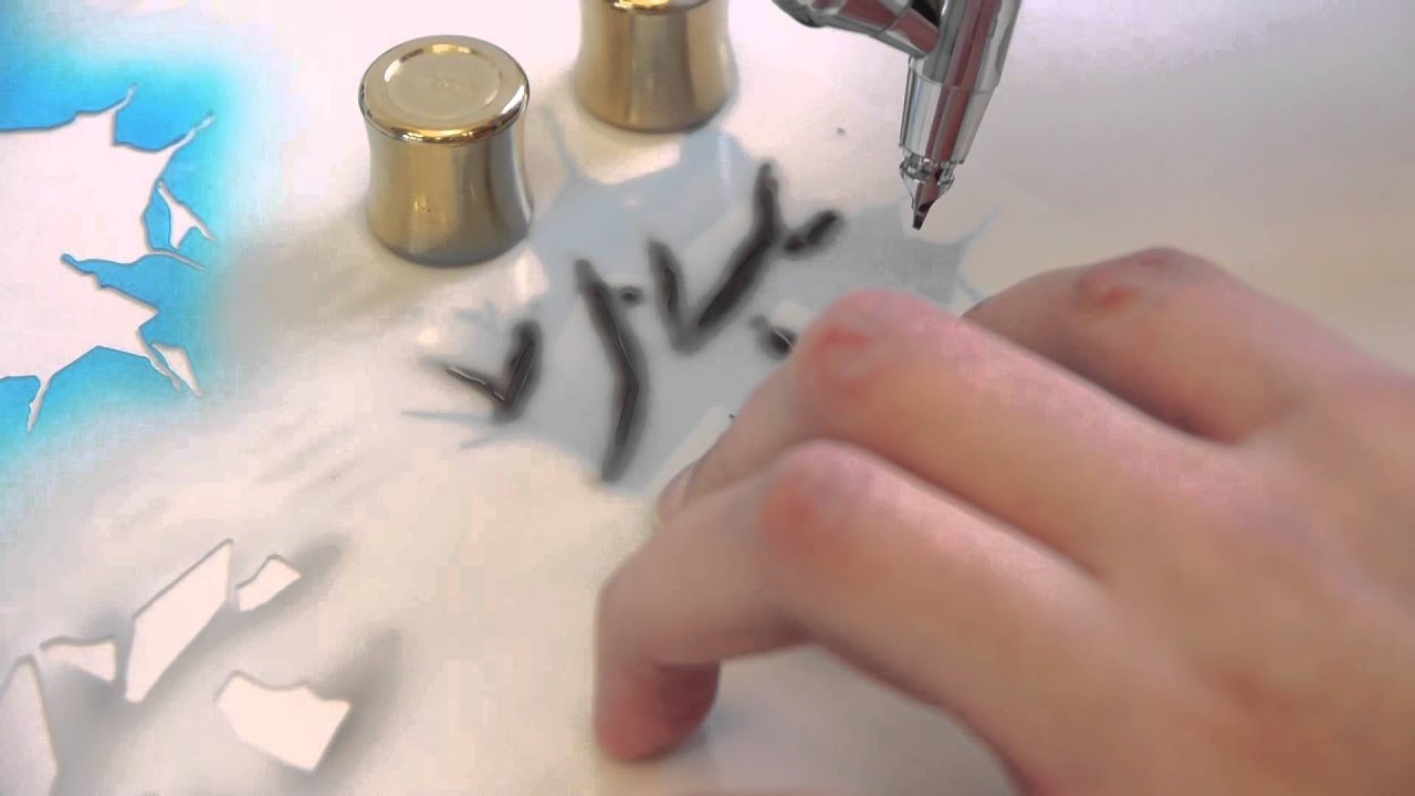 Harder & Steenbeck Airbrush: Broken Glass Tutorial / Airbrush Anleitung