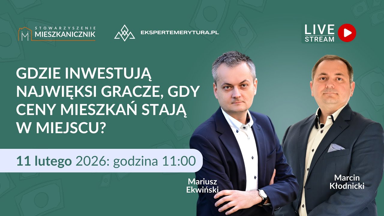 Gdzie inwestują najwięksi gracze, gdy ceny mieszkań stają w miejscu?