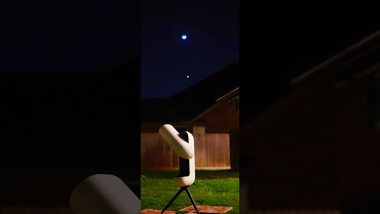 Captured a galaxy through @vaonisdotcom telescope 🔭link in bio!! #v&eacute;spera #telescope