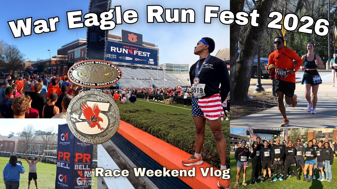 War Eagle Run Fest Weekend 2026 | Race Day Vlog | 5K & Half-Marathon