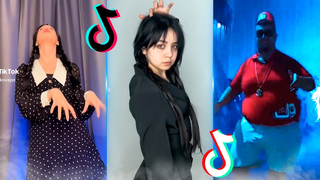 Bloody Mary Wednesday Addams Dance x Brrr Skibidi Dop Dop  - TikTok Compilation