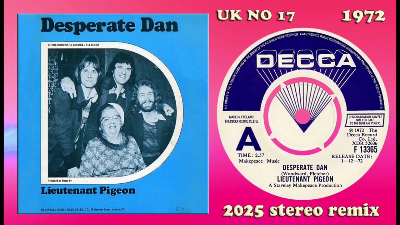 Lieutenant Pigeon - Desperate Dan - 2025 stereo remix 4K