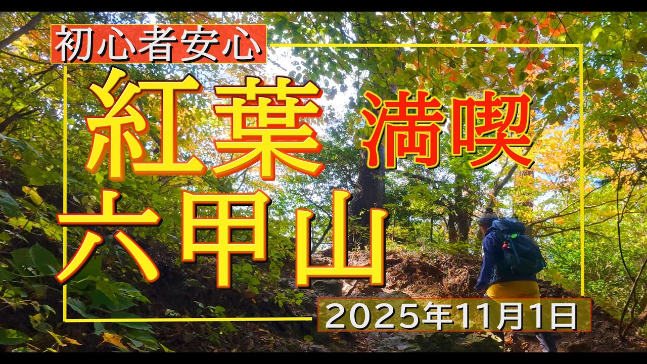 【夫婦登山】紅葉満喫 有馬温泉から六甲山最高峰