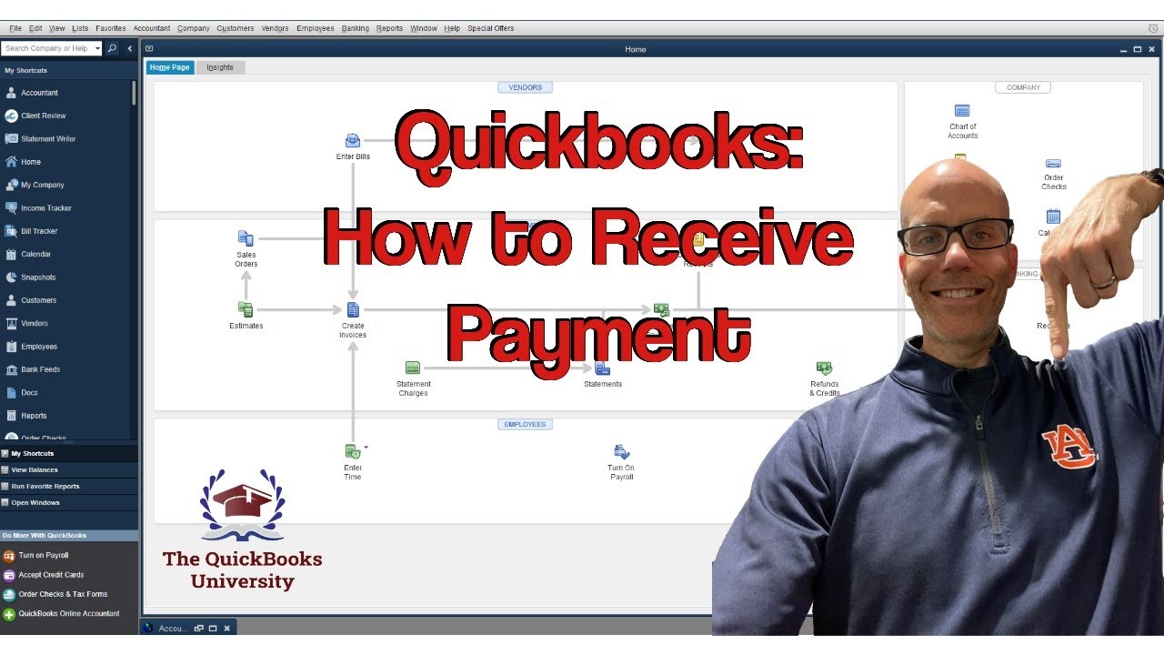 Quickbooks: как получить оплату
