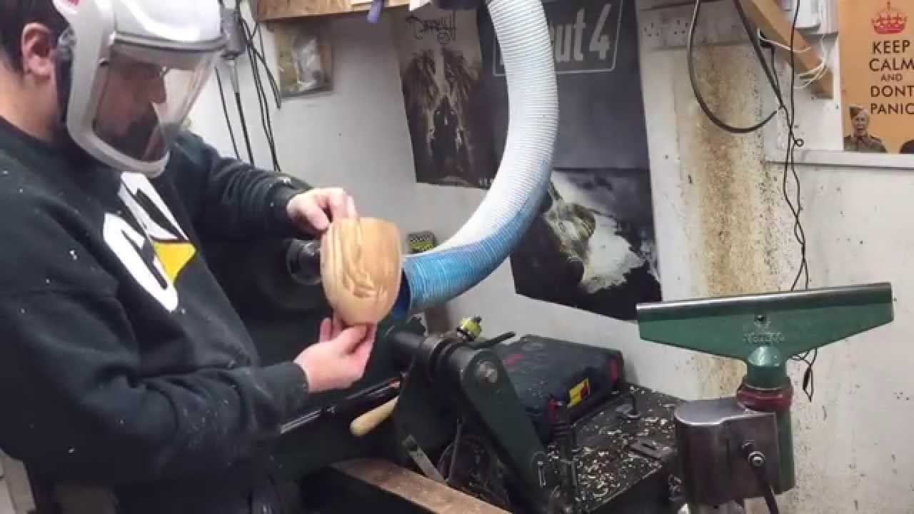 Woodturning - Beech vessel time lapse video