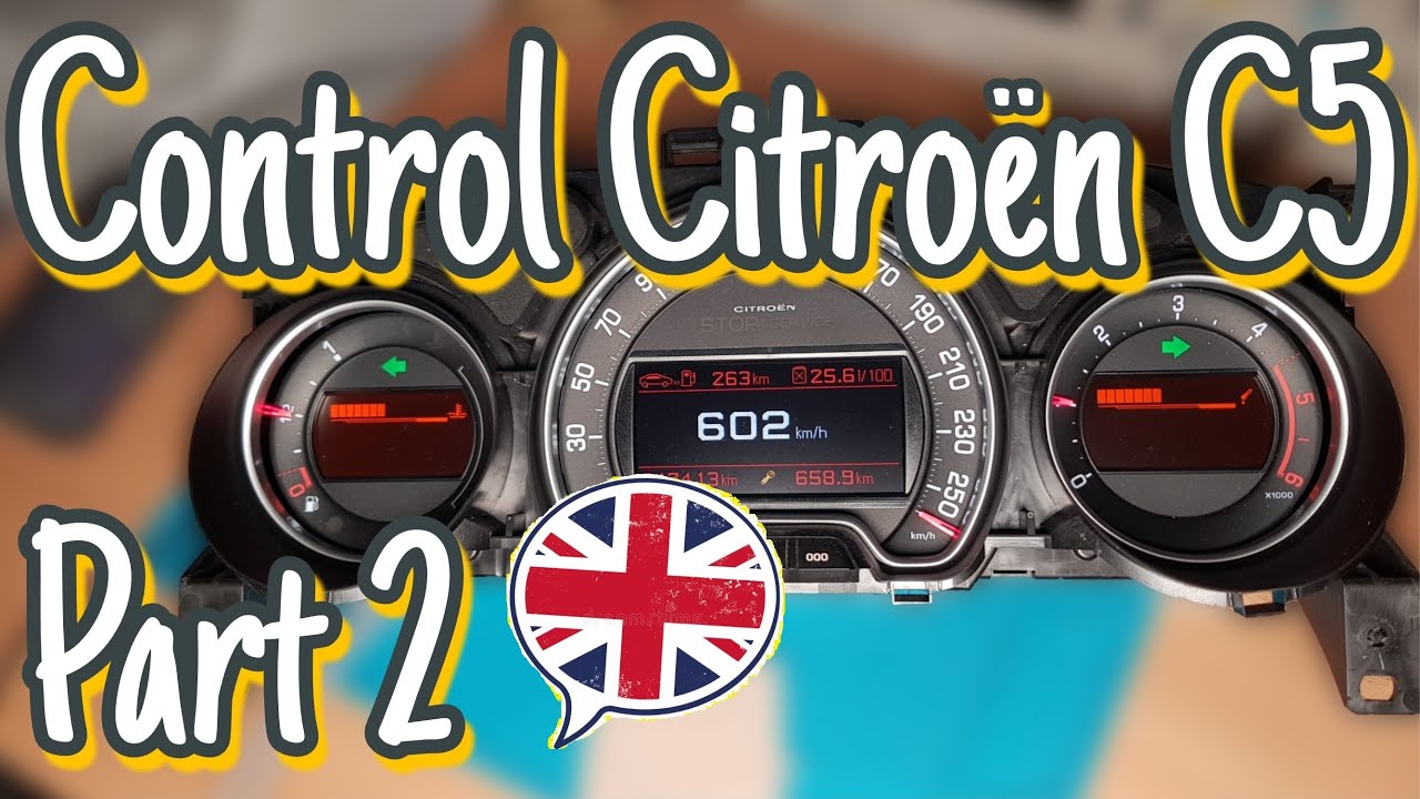 How to control Citroen C5 X7 cluster from CANBUS part 2 EN