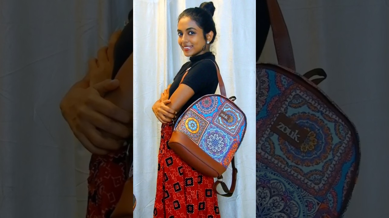 Zouk Backpack Review - Mandala Design Boho Indian Style