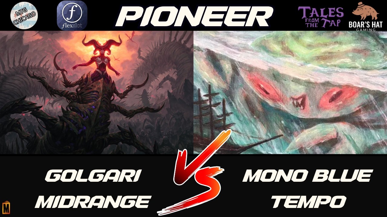 Golgari Midrange VS Mono Blue Tempo [MTG Pioneer]