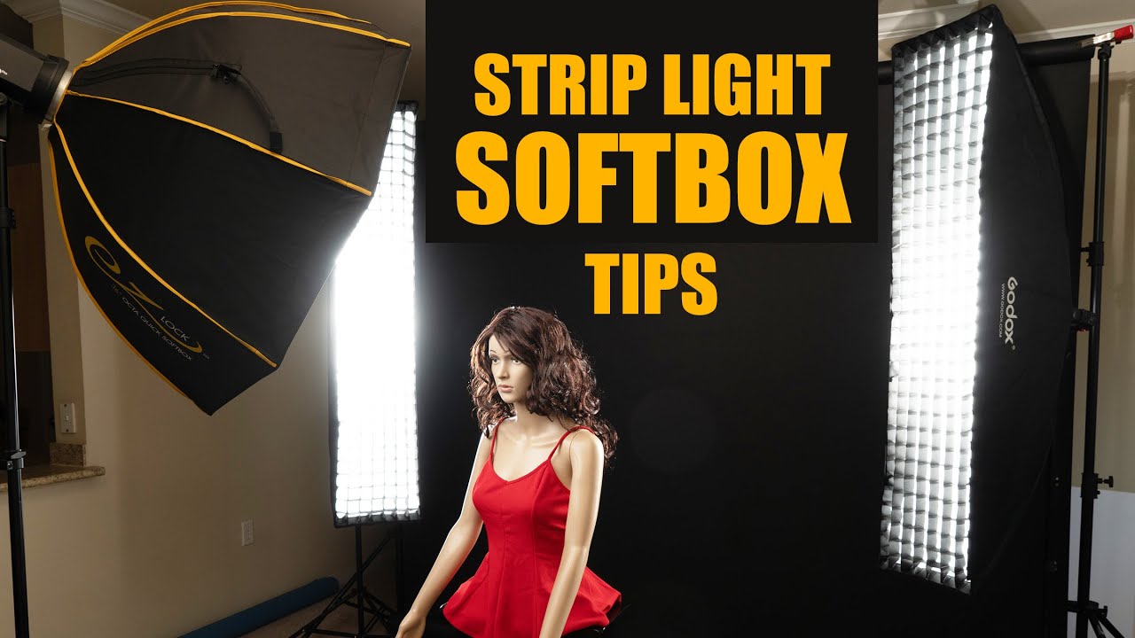 Strip Light Softbox Setup Tutorial