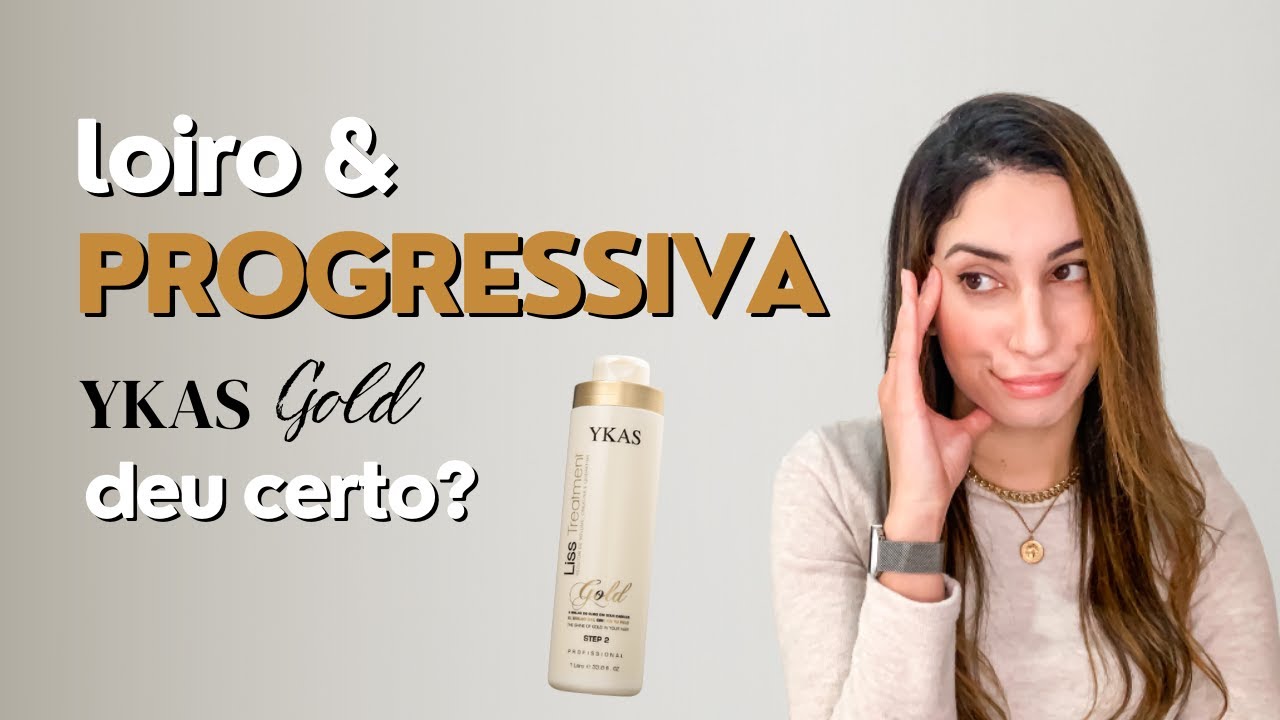 PROGRESSIVA COM LUZES | YKAS GOLD com formol | Minha experiência