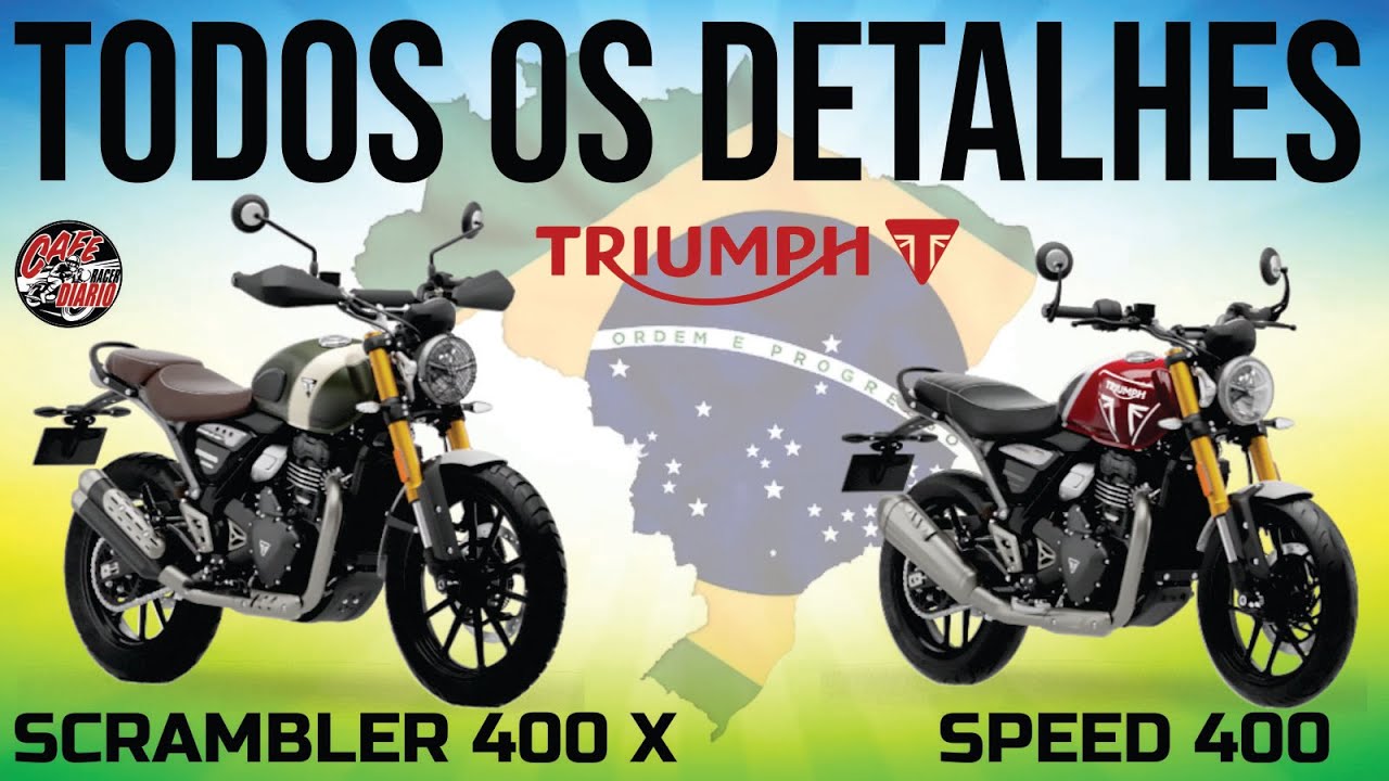 Triumph Speed 400 e Scrambler 400 X No Brasil