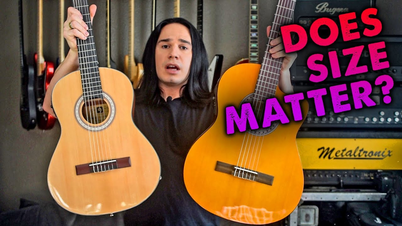 Гитара размером 3/4! Зачем? (Vangoa 3/4 Classical Acoustic Electric) — Демо / Обзор