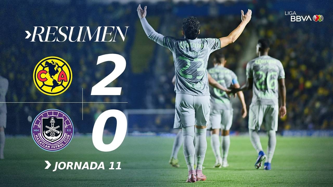 AMÉRICA 2-0 MAZATLÁN | Las Águilas volaron alto y se quedan con los 3 puntos en casa | #ConMéxicoC26