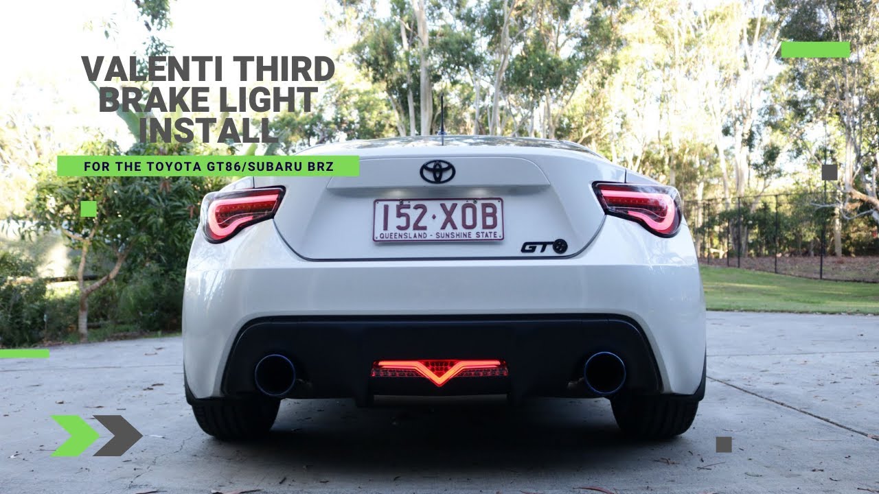 Toyota GT86 Subaru BRZ Valenti Brake Light Install