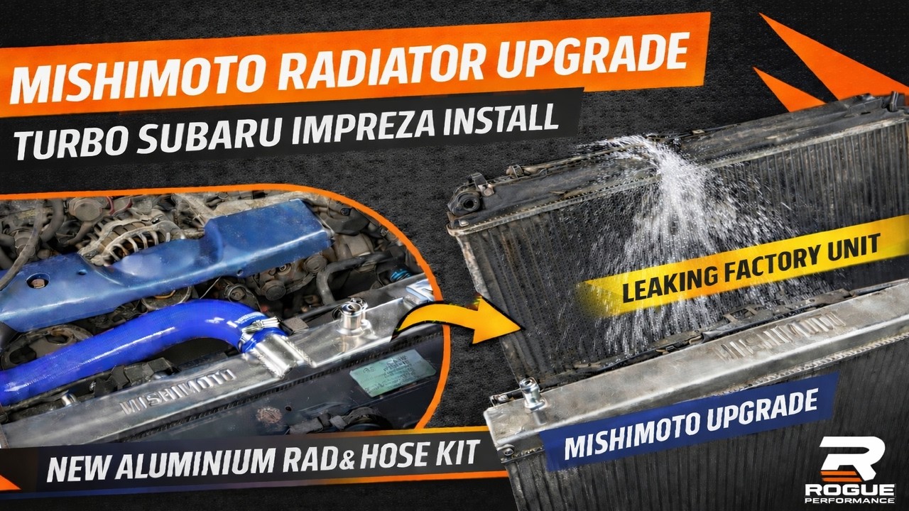 Subaru Impreza Mishimoto Aluminium Radiator Install | Cooling System Upgrade