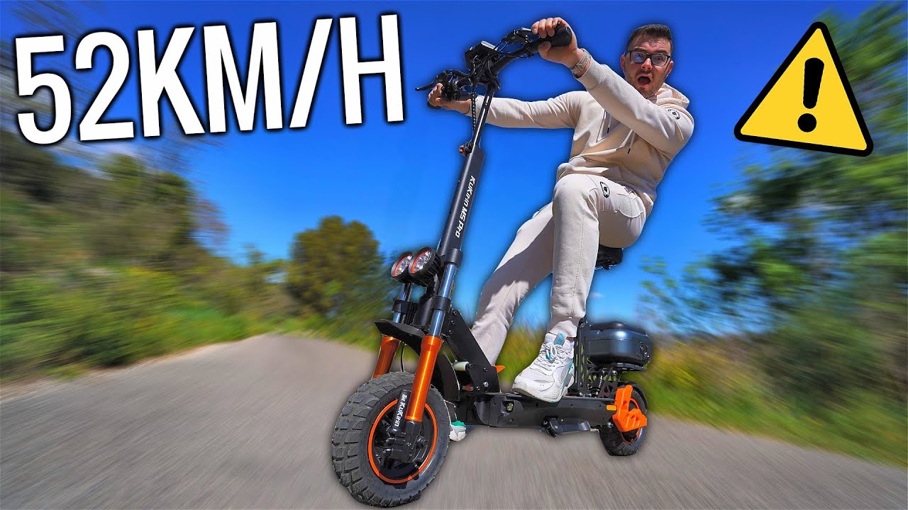 Cette TROTINETTE ÉLECTRIQUE roule a 52KM/H ! (Incroyable)