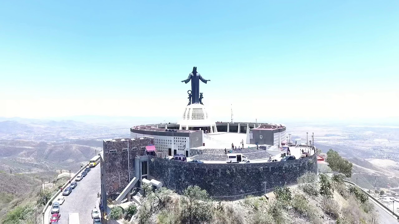 Siláo Guanajuato México,Cerró del cubilete y la mejor vista de Cristo Rey a través del dron phantom4