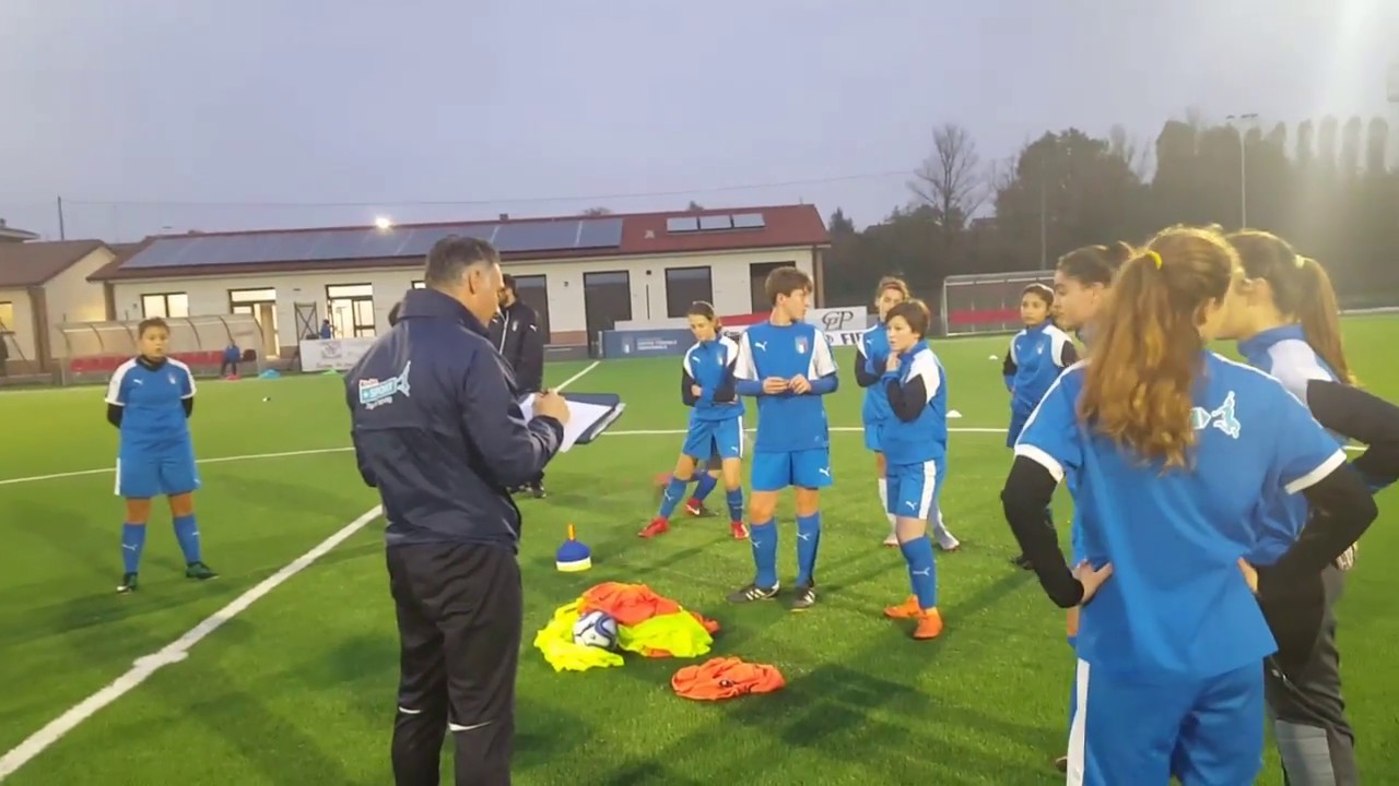 Under 15 Femminile, allenamento al Centro Federale Territoriale FIGC di Sorbolo (PR) del 05.11.2018