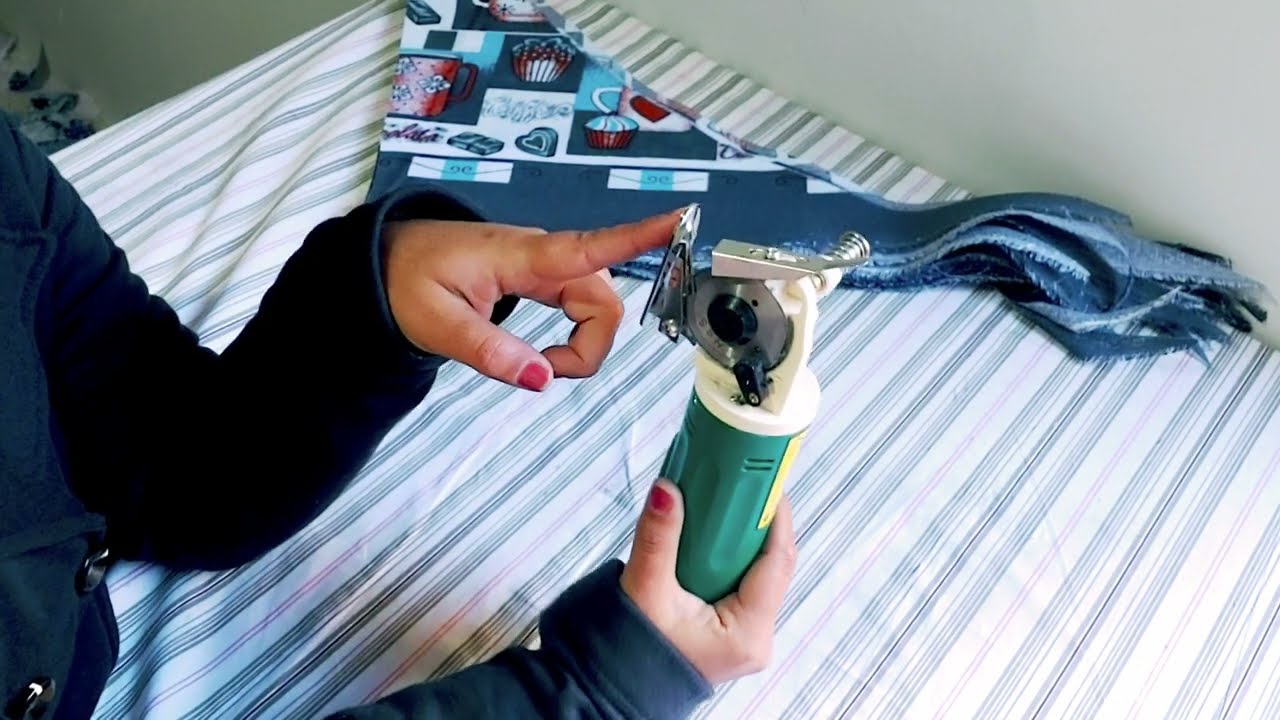 TESOURA ELÉTRICA QUE CORTA RETALHOS😱MÁQUINA DE CORTE BANANINHA🔥