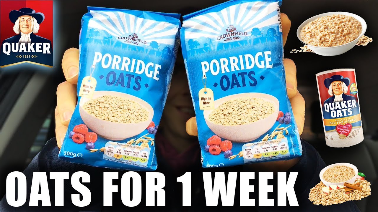 I ONLY ate *OATMEAL* for *ONE WEEK* and this is what happened | 7 day food challenge