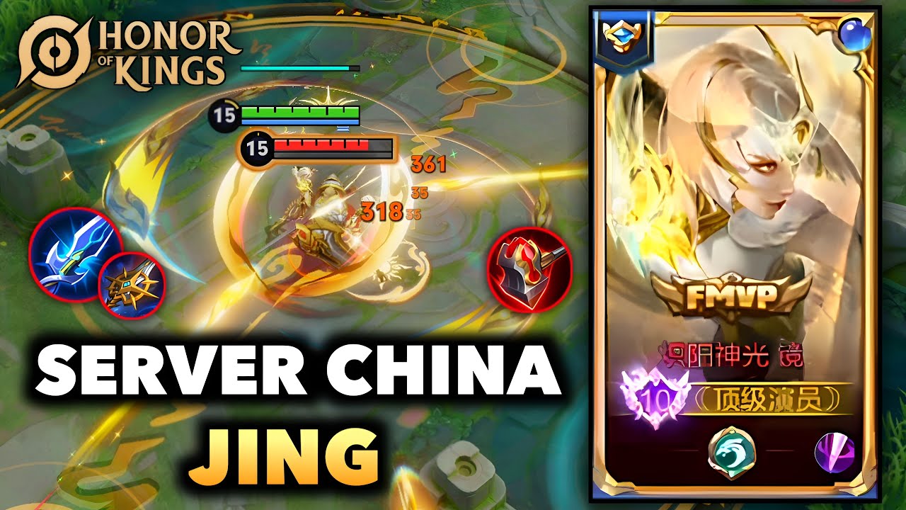 JING HOK CHINA | MVP 13 KILLS PRO PLAYER GAMEPLAY BUILD & ARCANA | JING SKIN LEGEND