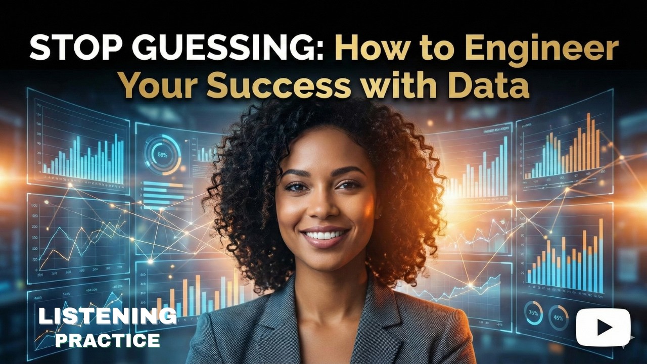 Stop Guessing: How to Engineer Your Success with Data | English Listening Practice |