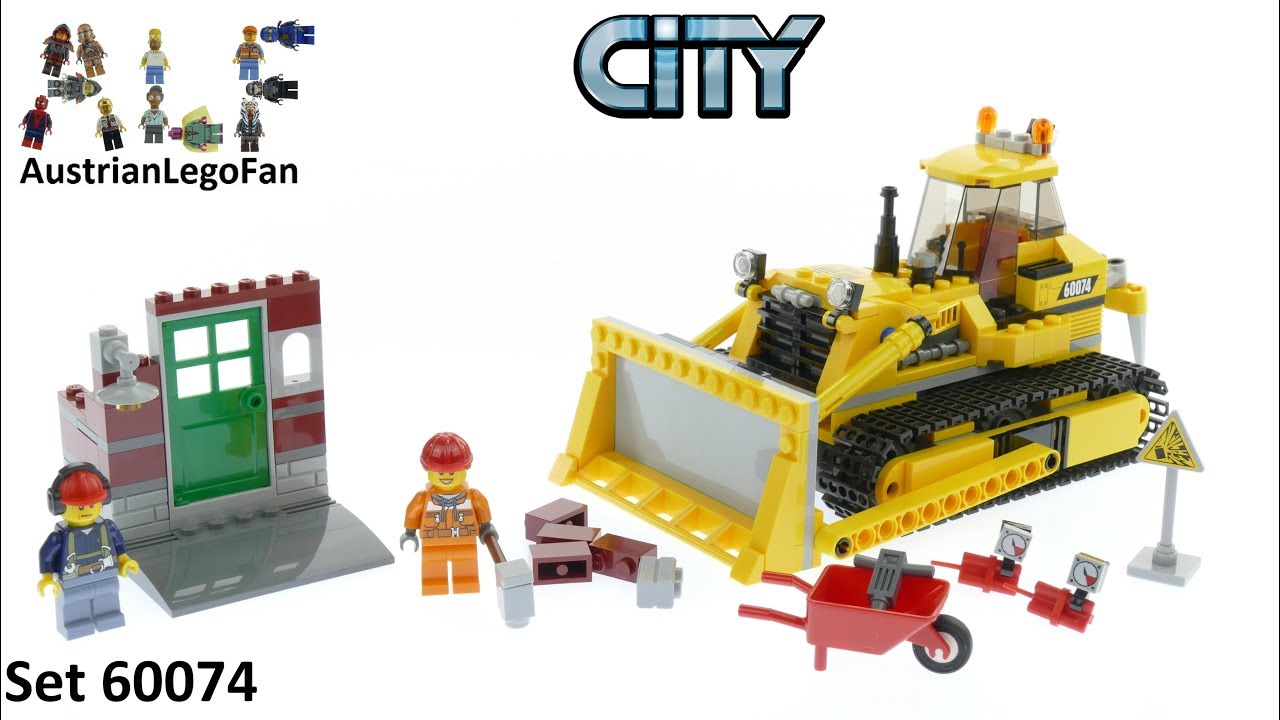 Lego City 60074 Bulldozer Speed Build