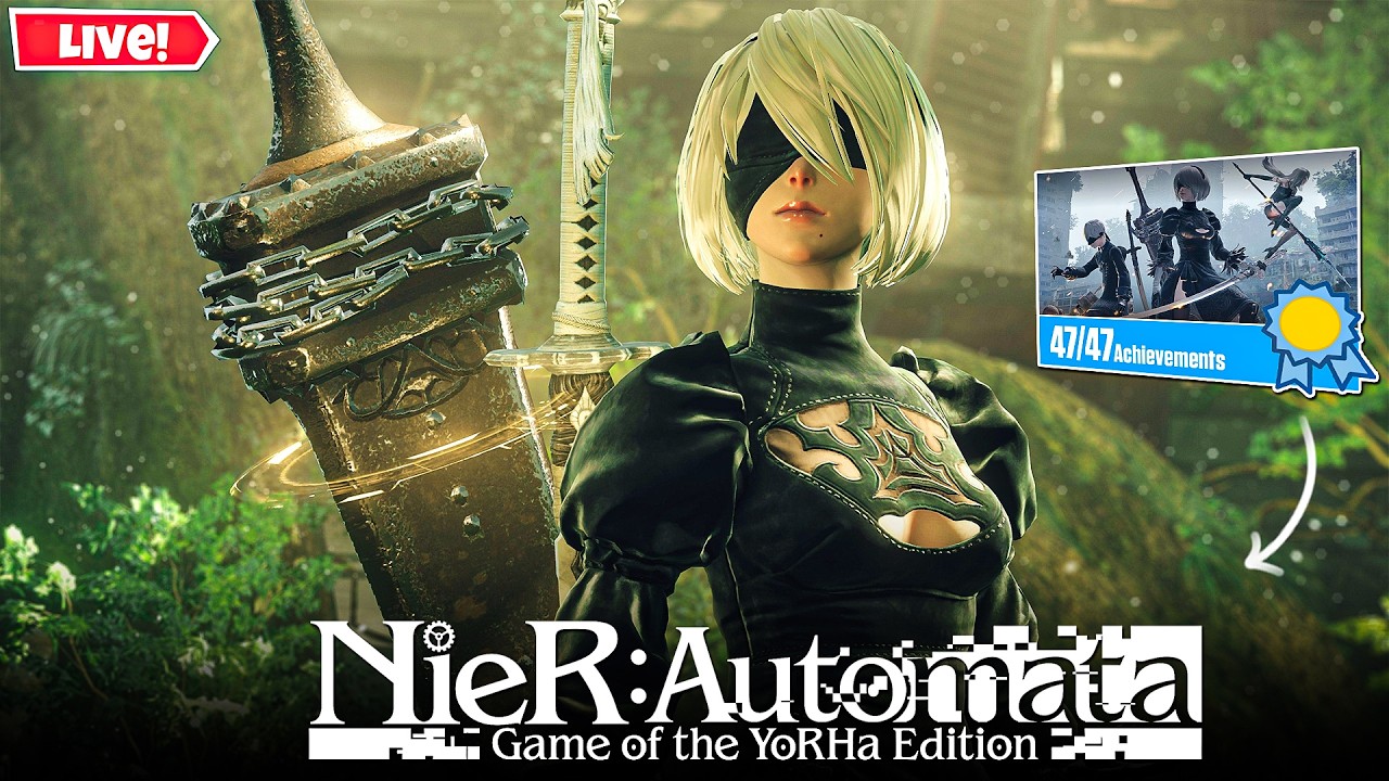 NieR:Automata on Hard Difficulty | Trying New Keyboard and Mouse Mod | Day - 8