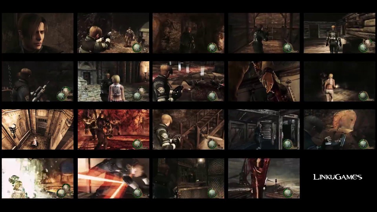 Resident Evil 4 UHD but ALL CHAPTERS at the same time!