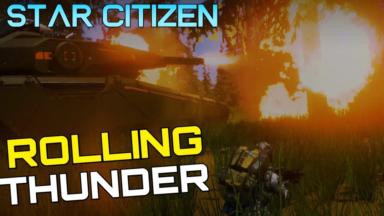 Massive Tank Battle on Microtech - Star Citizen ORG Battle event - 3.17.2 Combat Gameplay