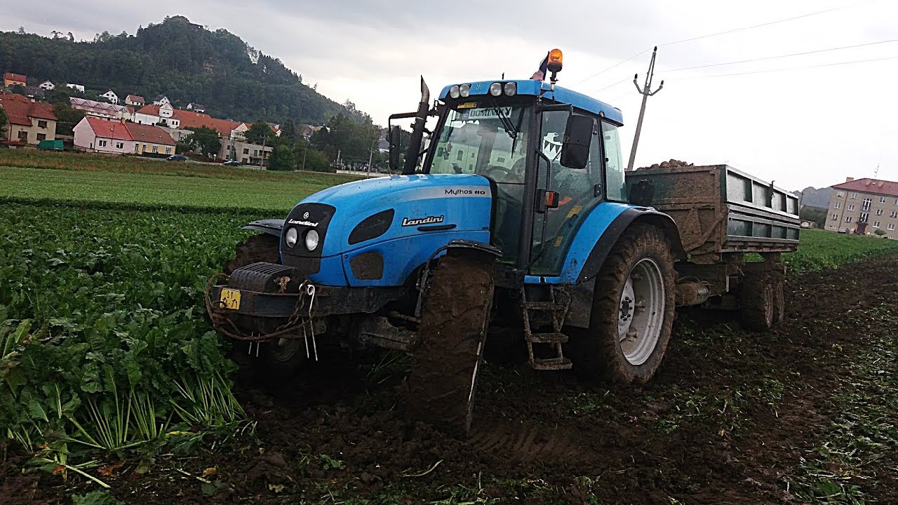 TRACTORS in MUD--Landini Mythos 110 & John Deere 7930 Tractor Engine Sound Compilation,Brutal sound