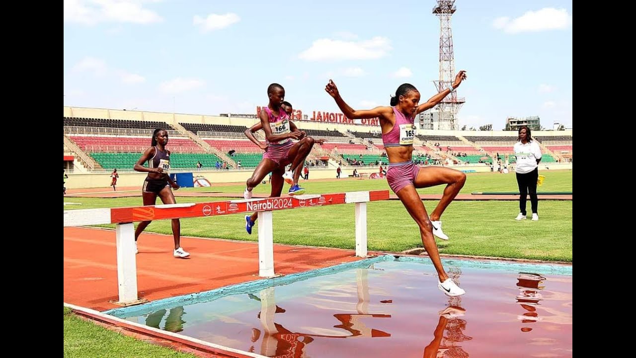 3000M SC W FINAL:See how young Faith beat record holder, OLYMPIC TRIALS 2024