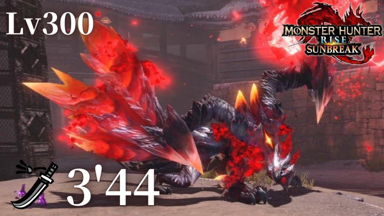 Lv300傀異克服バルファルク 太刀ソロ 3'44