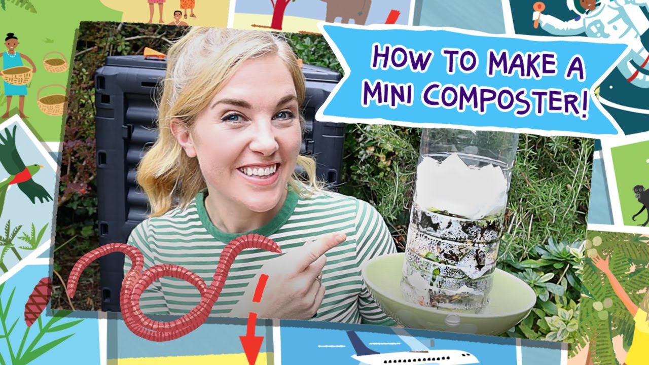 How to make a mini compost bin! | Eco STUFF to make and do with Maddie