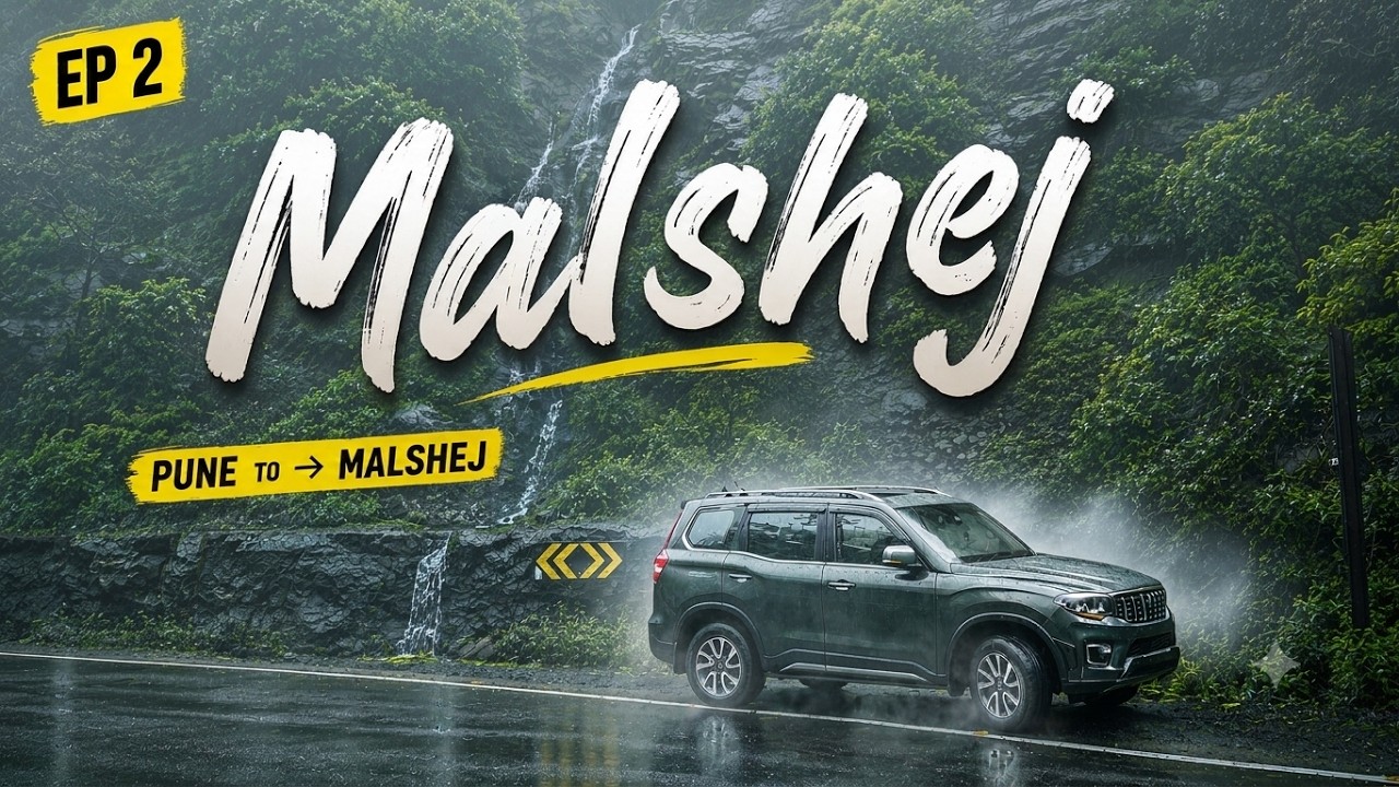 Pune to Malshej Ghat Road Trip 🌧️ | EP2: The Ultimate Maharashtra Monsoon Drive