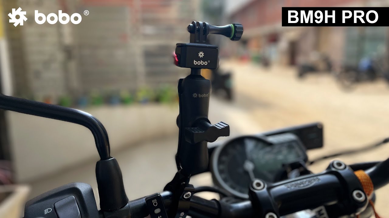 BOBO BM9H PRO Quick Release Action Camera Mount Installation