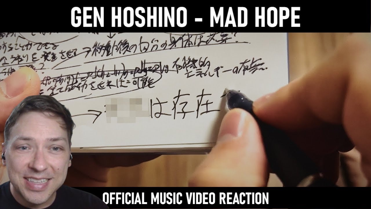 Gen Hoshino - Mad Hope (feat. Louis Cole, Sam Gendel, Sam Wilkes)| Official Music Video Reaction!