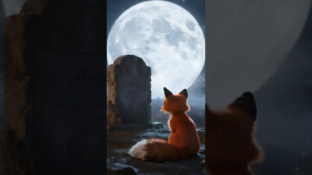 The Fox Who Visited a Grave. #cats #animals #ai #shorts #kitten #cute #kitty #funnycats #catstory