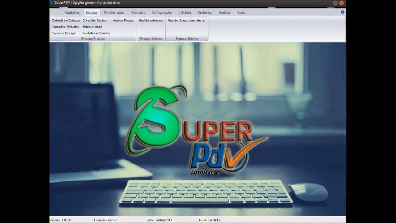 Apresenta&ccedil;&atilde;o SuperPDV Modulo Administrativo ( Retaguarda )