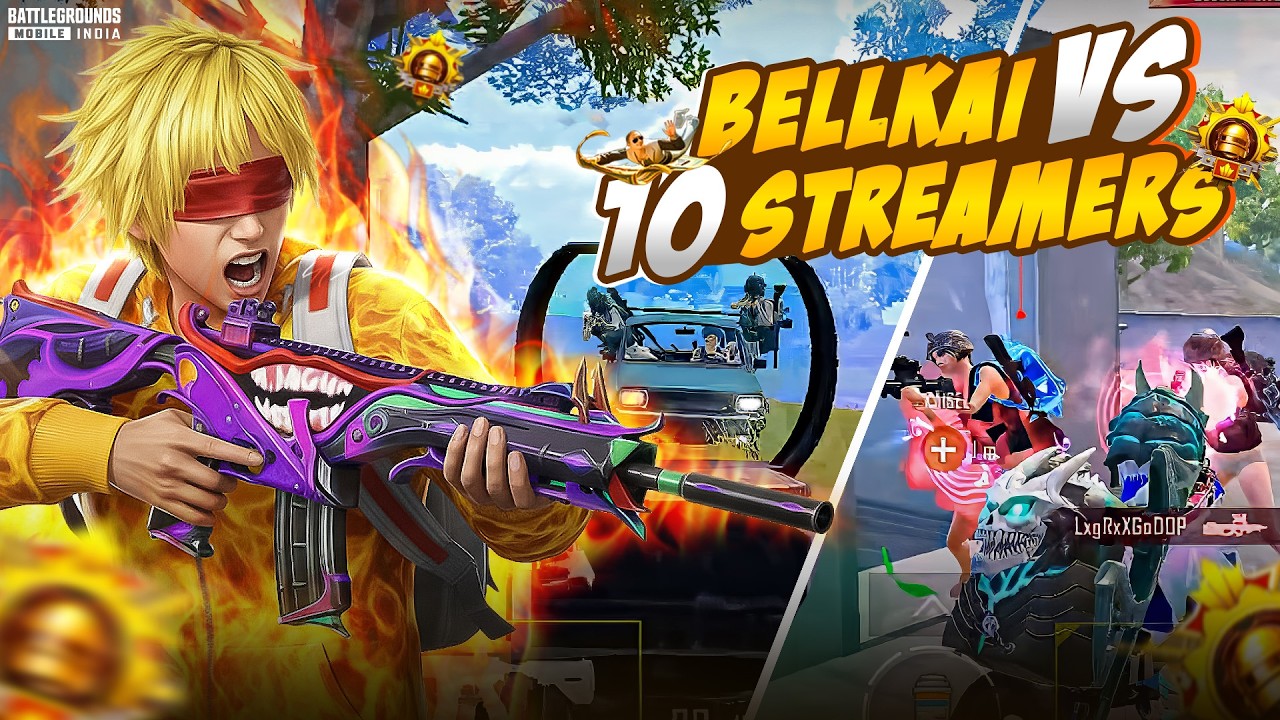 A Girl Streamer Impressed by my Clutch 👀‼️ | Bellkai vs Youtubers | BGMI