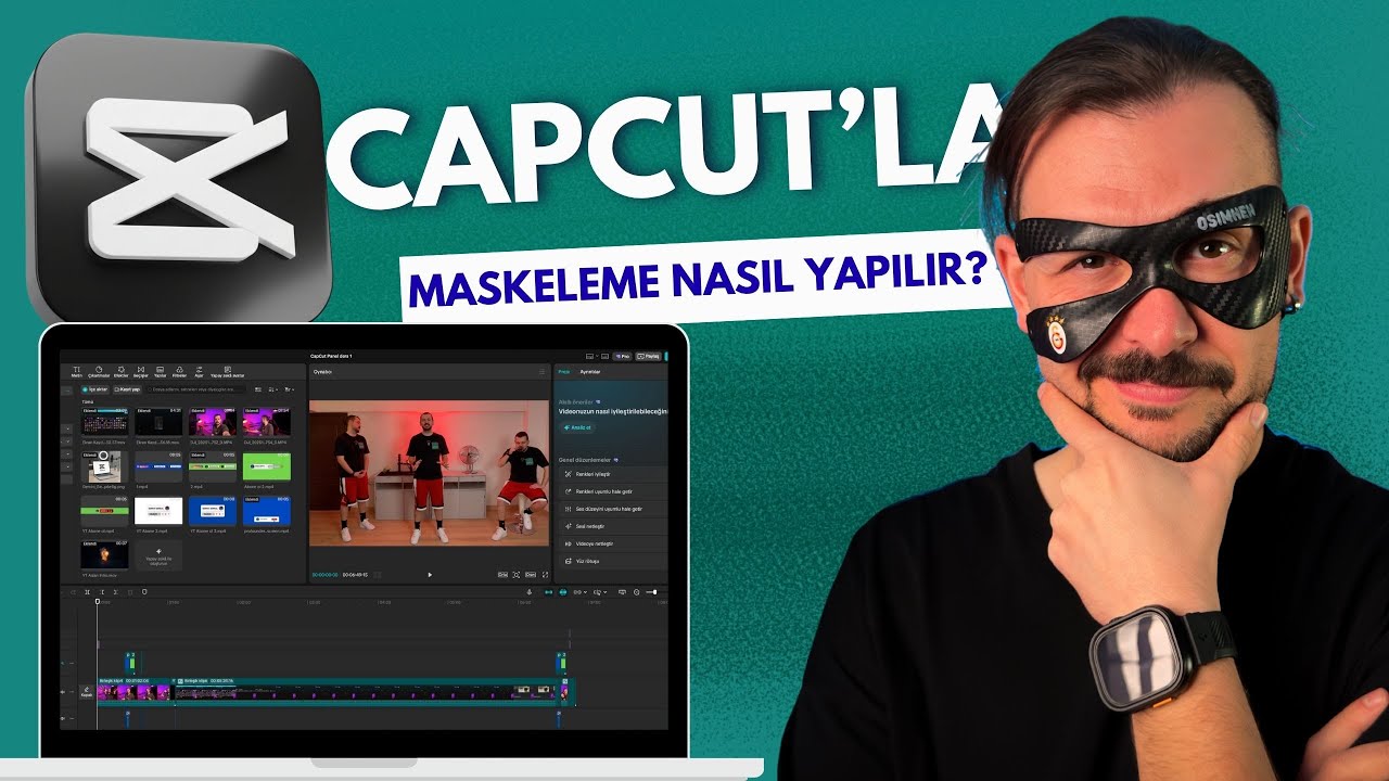 CapCut&rsquo;ta Maskeleme Nasıl Yapılır?  (Yeni Başlayanlar İ&ccedil;in Kolay Rehber)