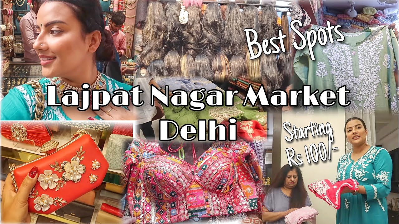 LAJPAT Nagar Market VLOG | Suits | Jewellery | Bags | What All I Got??