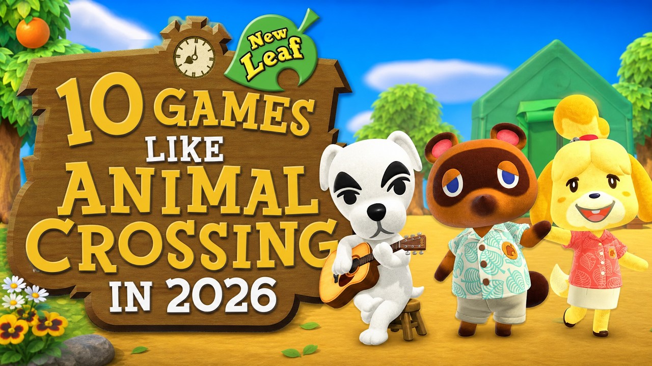 10 игр, похожих на ANIMAL CROSSING, в которые стоит поиграть в 2026 году