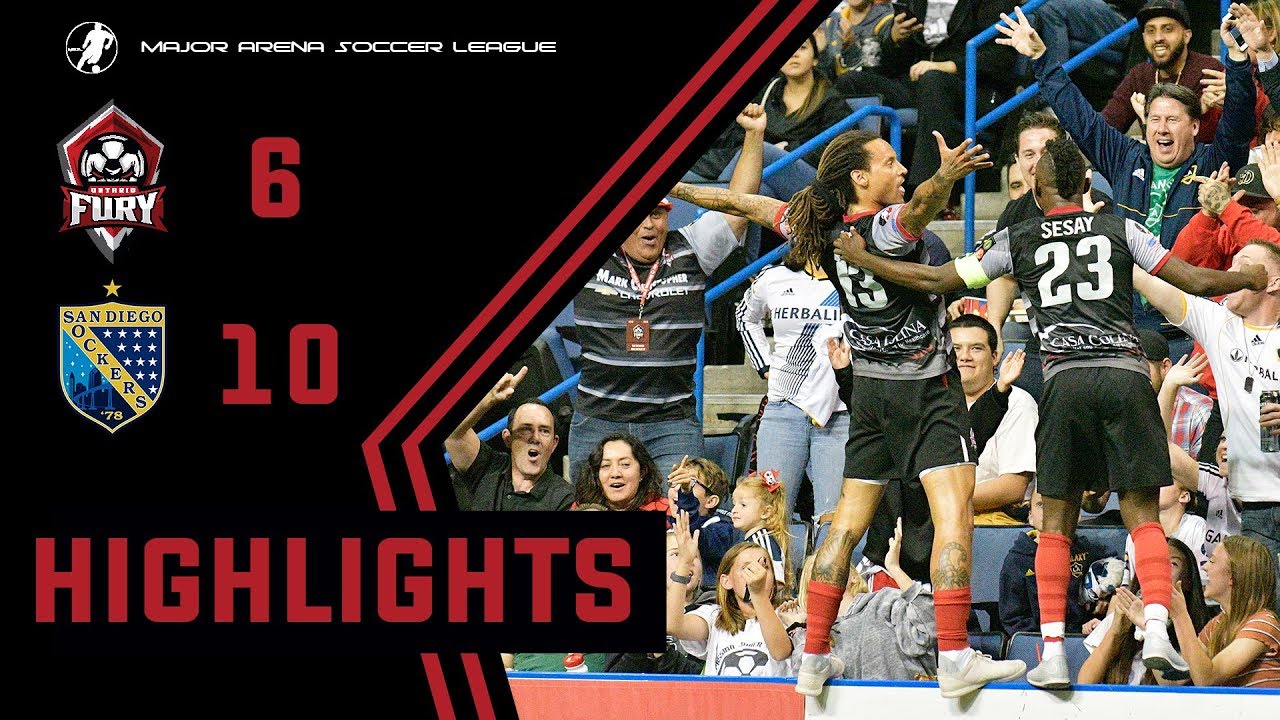 Highlights I Ontario Fury 6-10 San Diego Sockers I Apr 04 2019