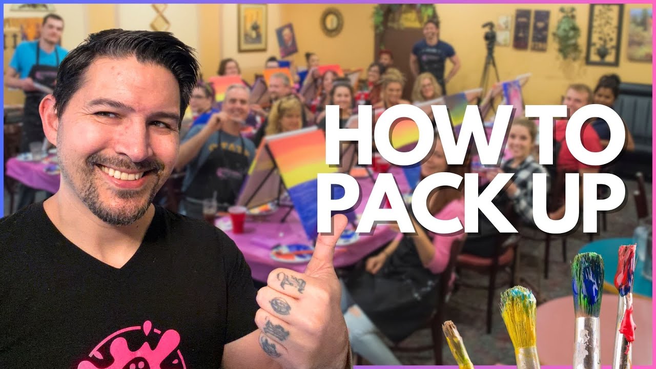 Paint Party Tutorial - How To Pack Up After A Paint Party