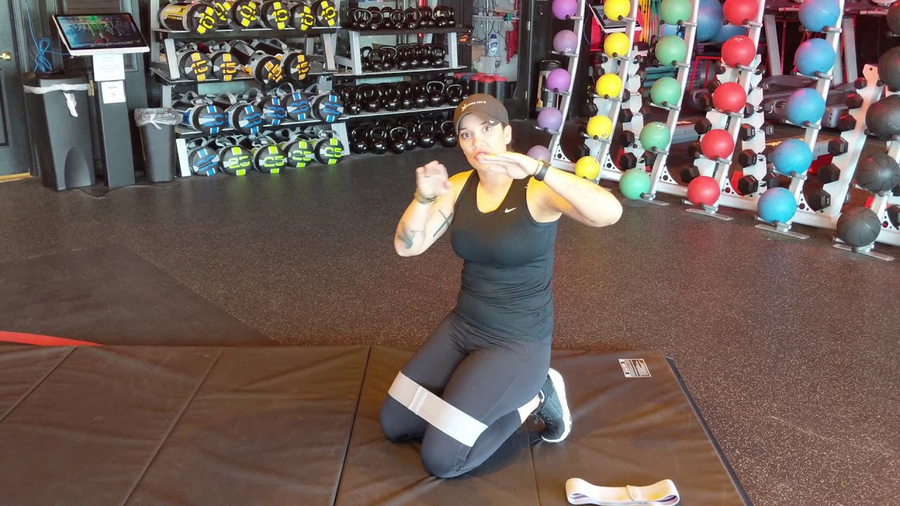 How to do Donkey Kicks with Resistance Bands