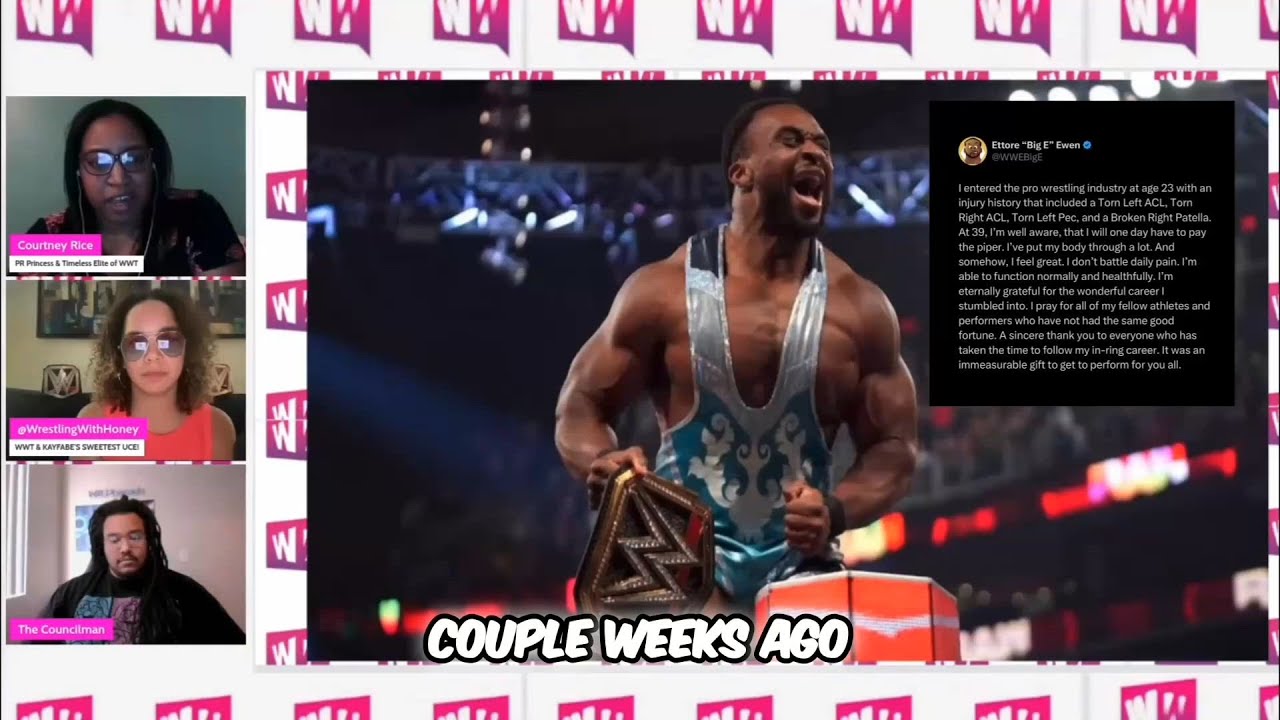 Big E announces his retirement from Professional Wrestling #WWTLive