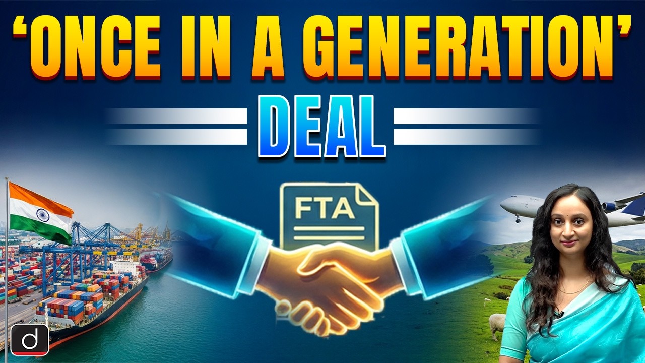 India-New Zealand FTA Explained | Free Trade Agreement | Latest Update | Drishti IAS English